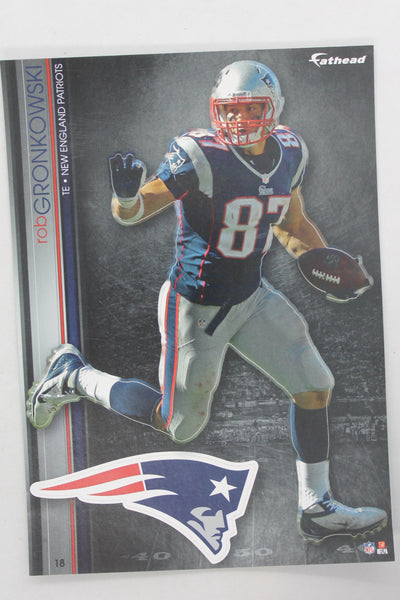 NFL New England Patriots Rob Gronkowski 2013 Fathead Tradeables (5 inches x 7 inches)