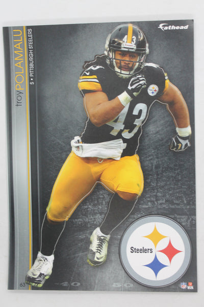 NFL Pittsburgh Steelers Troy Polamalu 2013 Fathead Tradeables (5 inches x 7 inches)