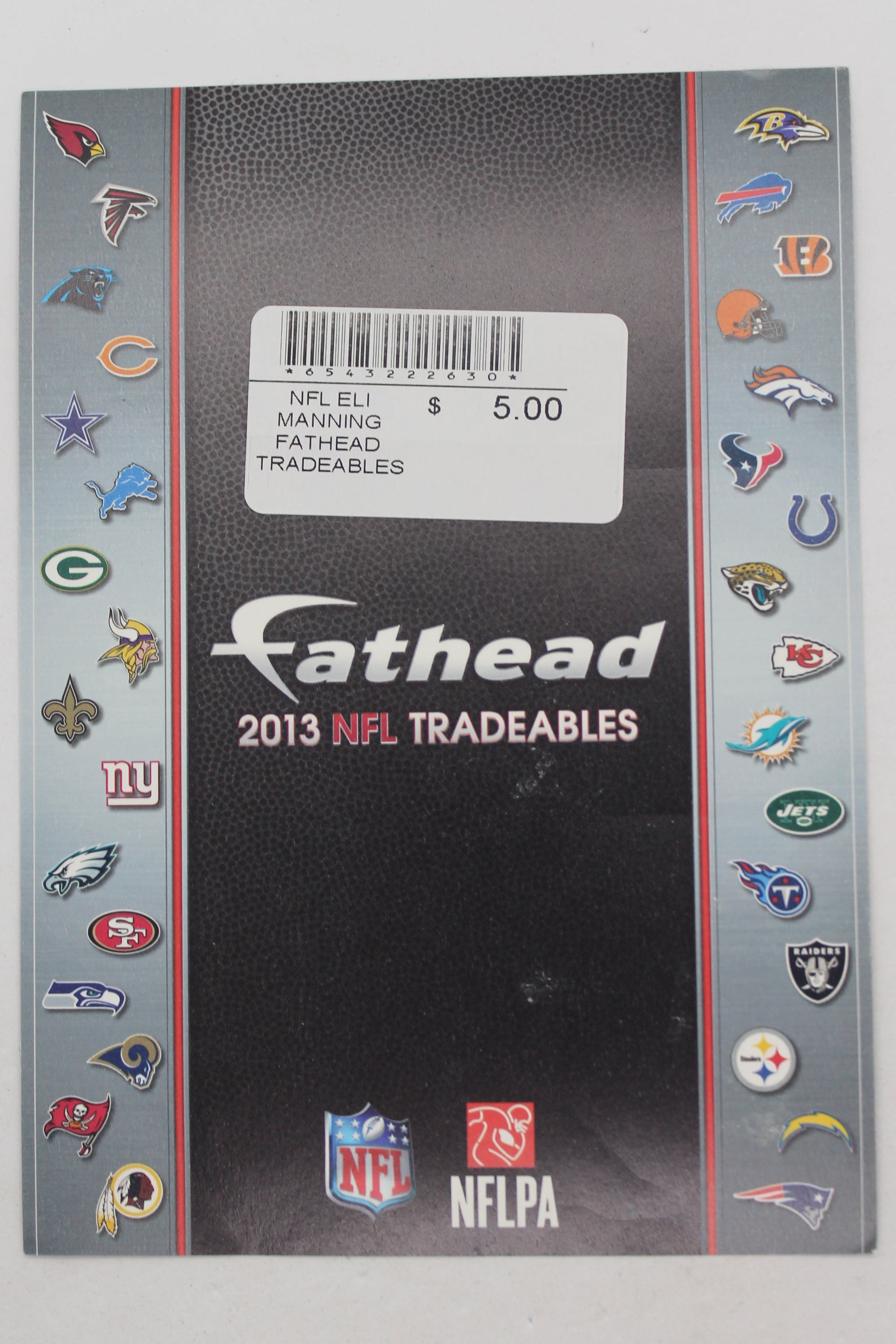 NFL New York Giants Eli Manning 2013 Fathead Tradeables (5 inches x 7 inches)