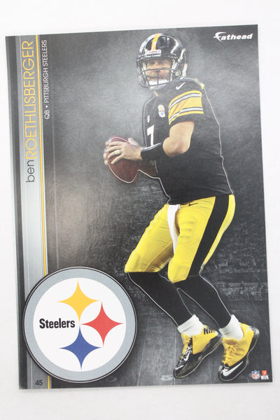 NFL Pittsburgh Steelers Ben Roethlisberger 2013 Fathead Tradeables (5 inches x 7 inches)