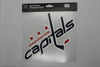 NHL Washington Capitals Perfect Cut Car Decal (8x8)