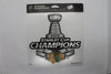 NHL chicago Blackhawks 2013 Stanley Cup Champions Perfect Cut Car Decal (8x8)