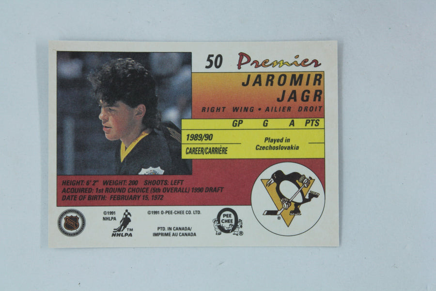 1990-91 O-Pee-Chee Premier 132 Card Set - Federov, Jagr, Roenick, Modano, RC