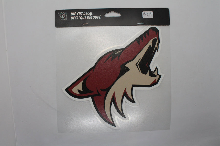 NHL Arizona Coyotes Perfect Cut Car Decal (8x8)