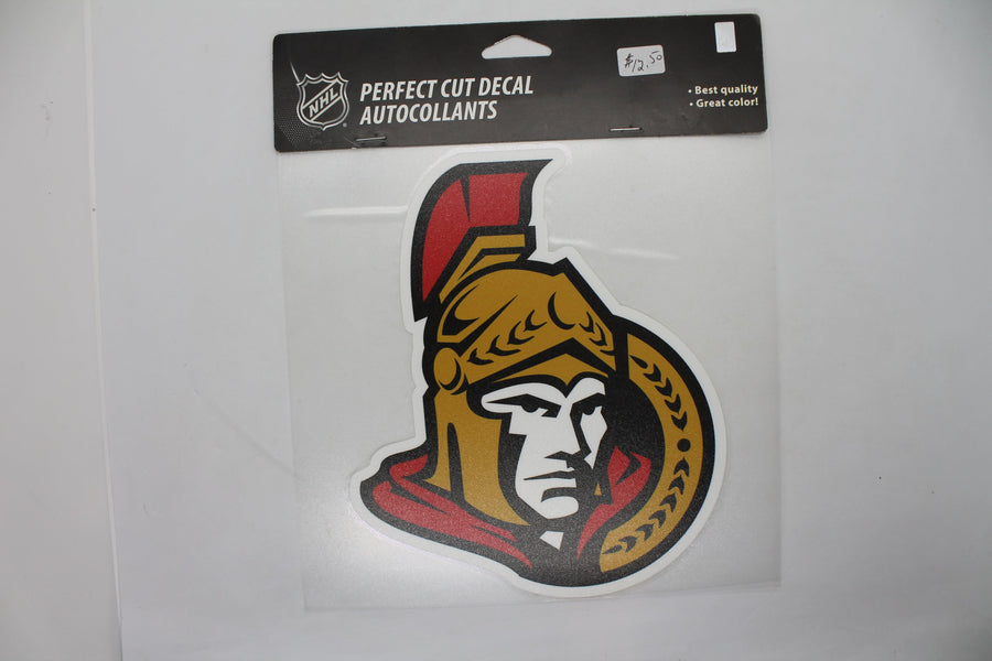 NHL Ottawa Senators Perfect Cut Car Decal (8x8)