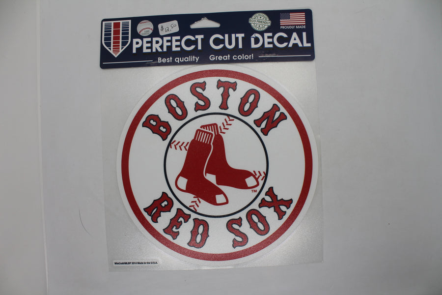 MLB Boston Red Sox Perfect Cut Car Decal (8x8)