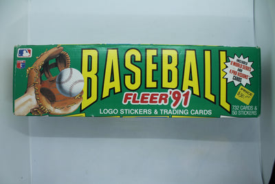 1991 FLEER BASEBALL COMPLETE SET 732 CARDS 50 Stickers