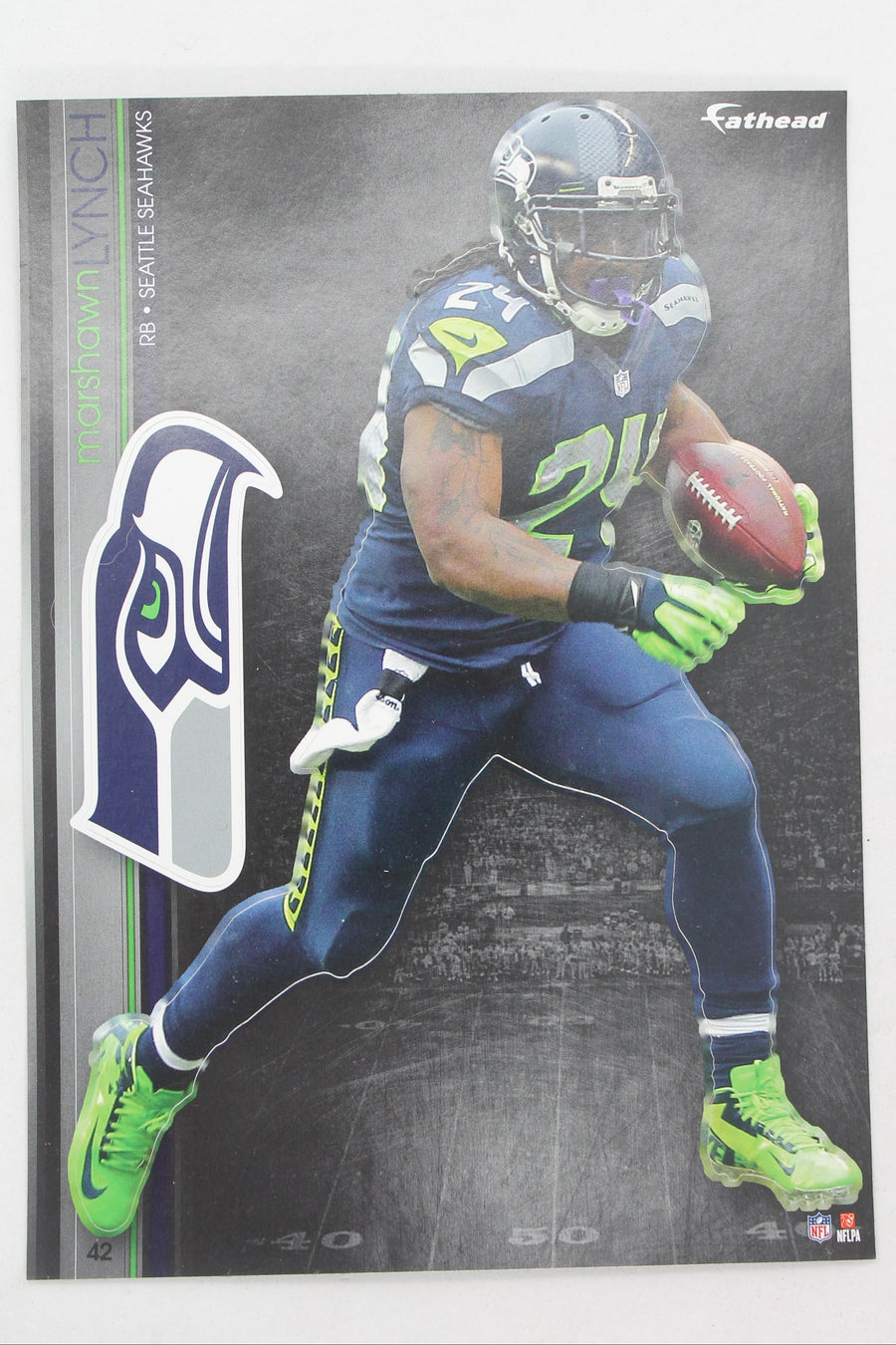 NFL Seattle Seahawks Marshawn Lynch 2013 Fathead Tradeables (5 inches x 7 inches)