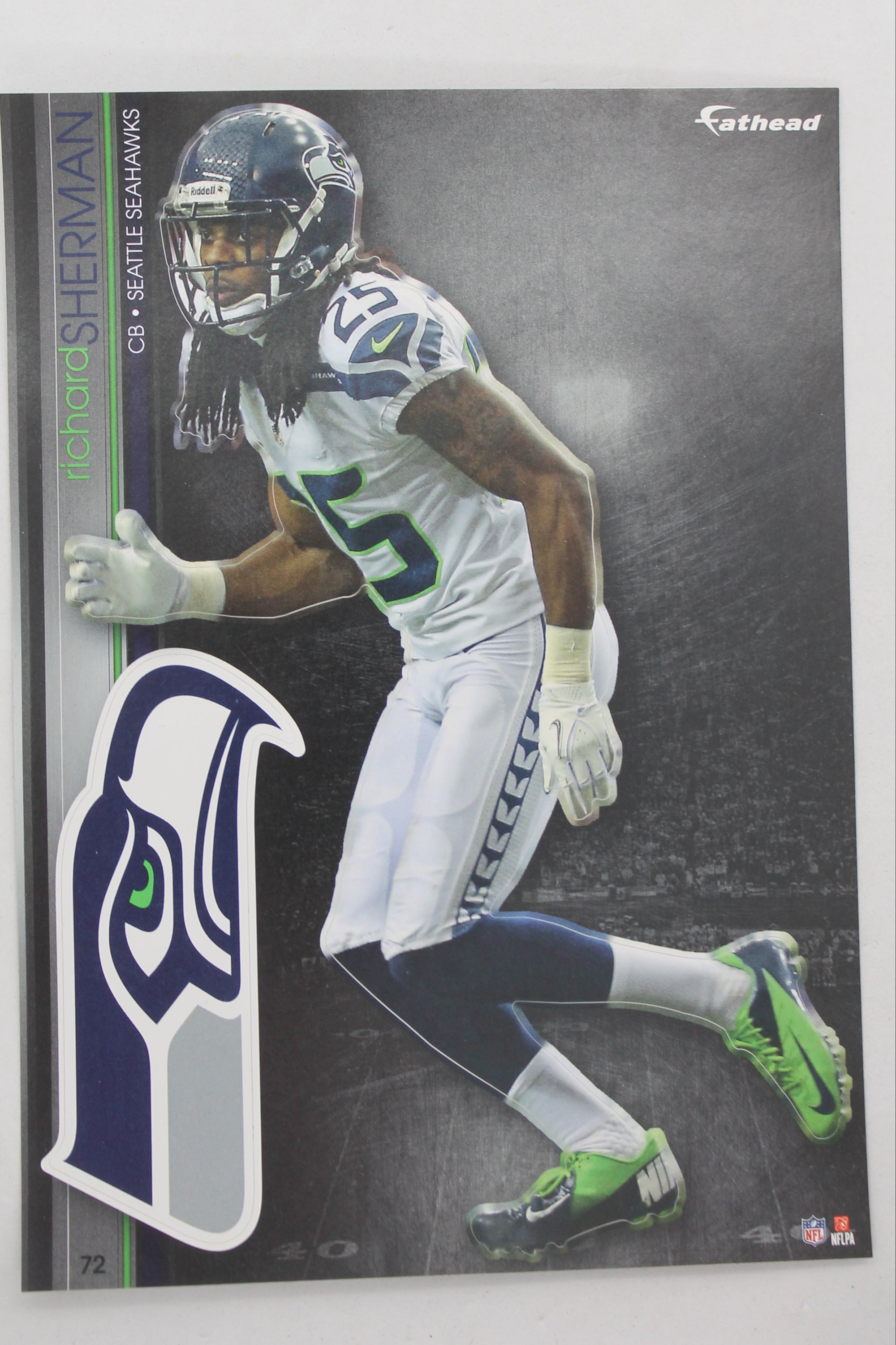 NFL Seattle Seahawks Richard Sherman 2013 Fathead Tradeables (5 inches x 7 inches)