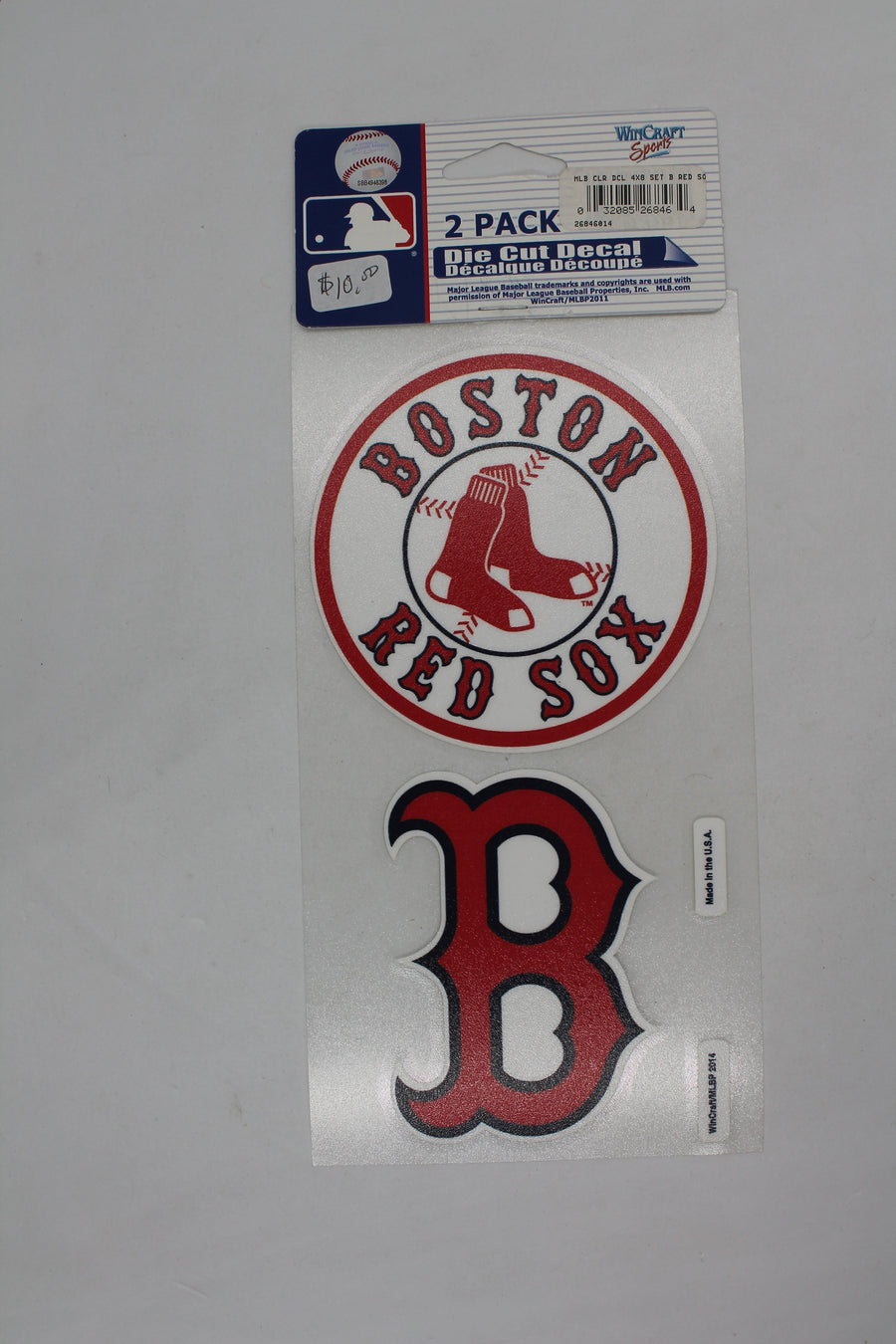 MLB Boston Red Sox Perfect Cut Car Decal (2 Pack)