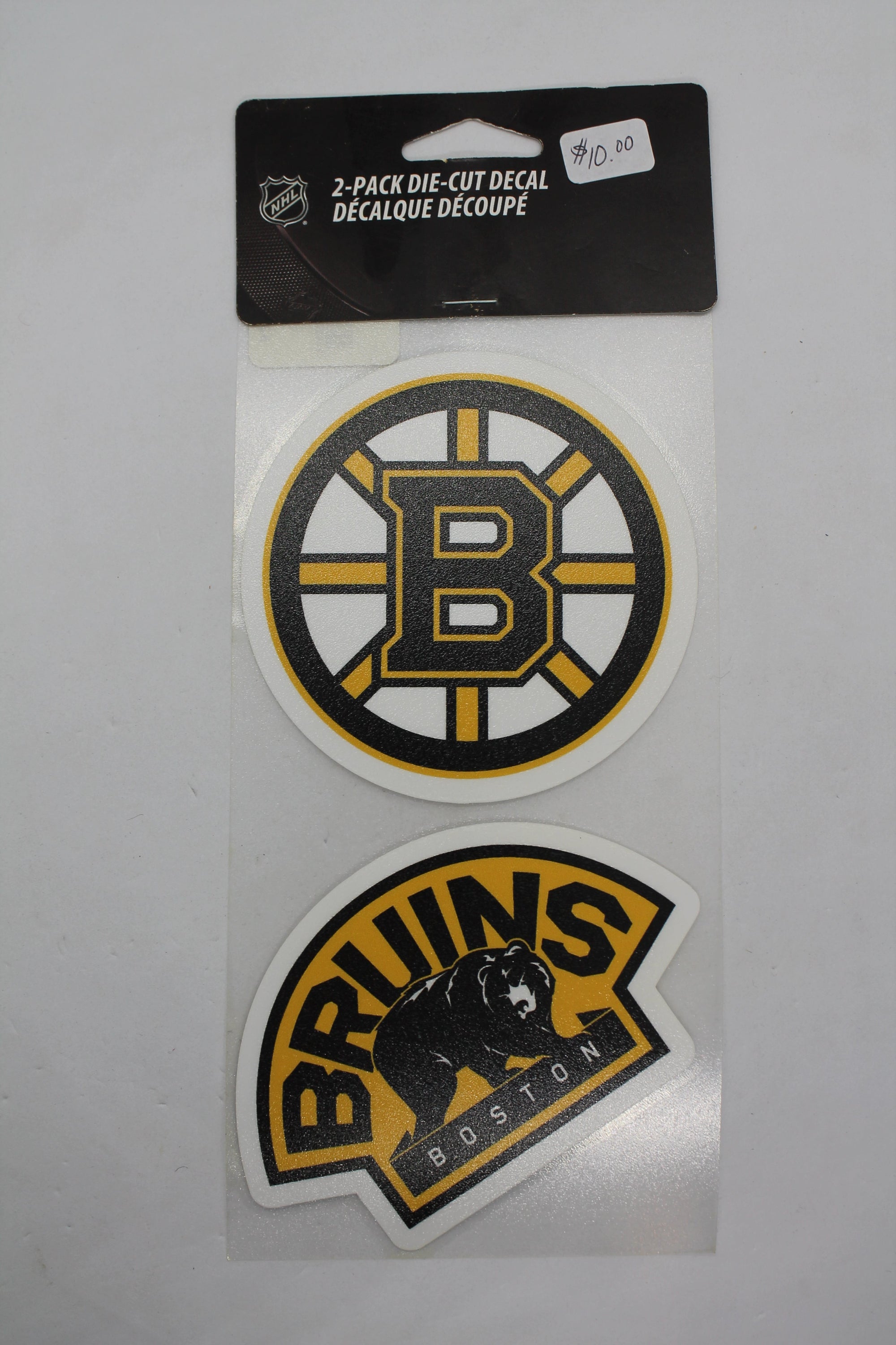 NHL Boston Bruins Perfect Cut Car Decal (2 Pack)
