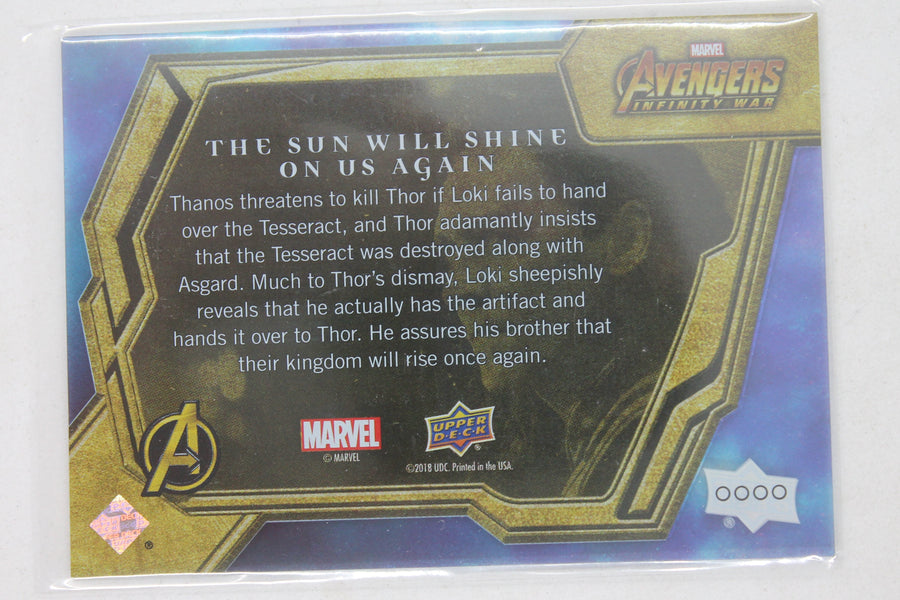 2018 Upper Deck Marvel Avengers Infinity War - [Base] #0000 Achievements - The Sun Will Shine On Us Again