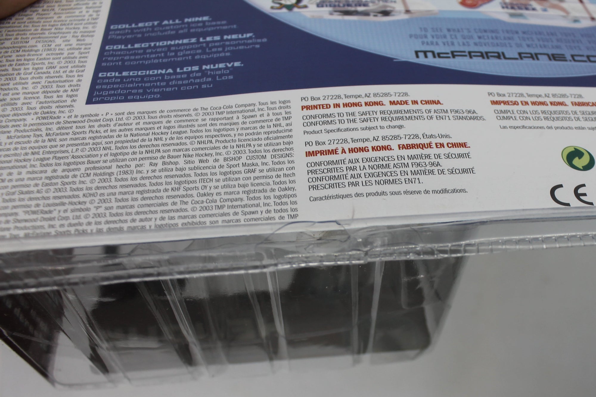 McFarlane Milan Hejduk Series 7 - Colorado Avalanche 6" Action Figure - Broken Clamshell