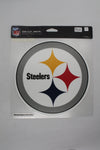 NFL Pittsburgh Steelers Perfect Cut Car Decal (8x8)