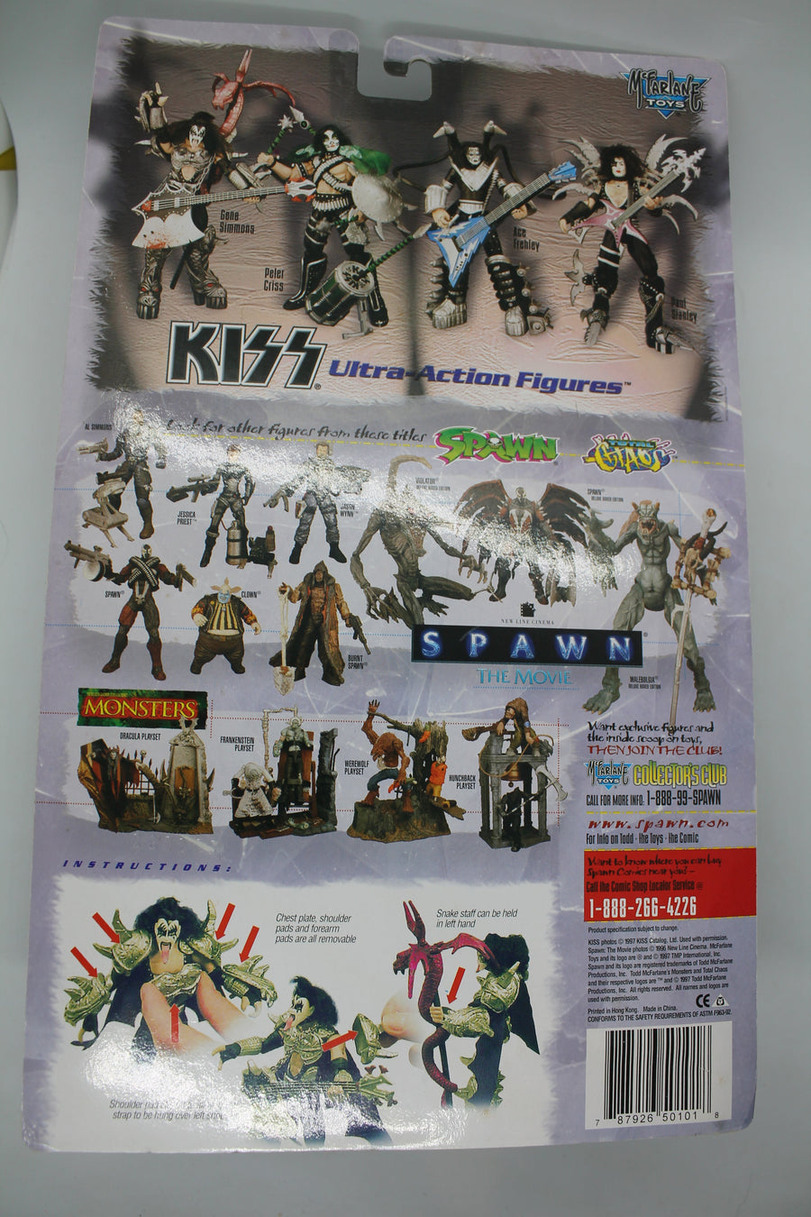 Gene Simmons Kiss McFarlane Ultra Action Figure - 1997