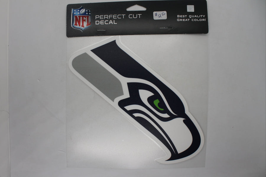 NFL Seattle Seahawks Perfect Cut Car Decal (8x8)