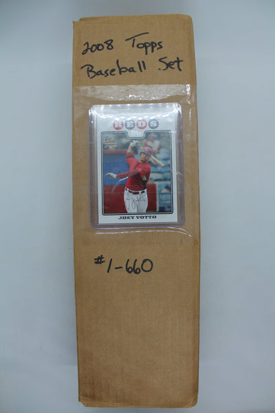 2008 TOPPS BASEBALL COMPLETE SET #1-660 - Joey Votto RC