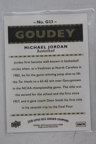 Michael Jordan  2018 Upper Deck Goodwin Champions - Goudey #G23