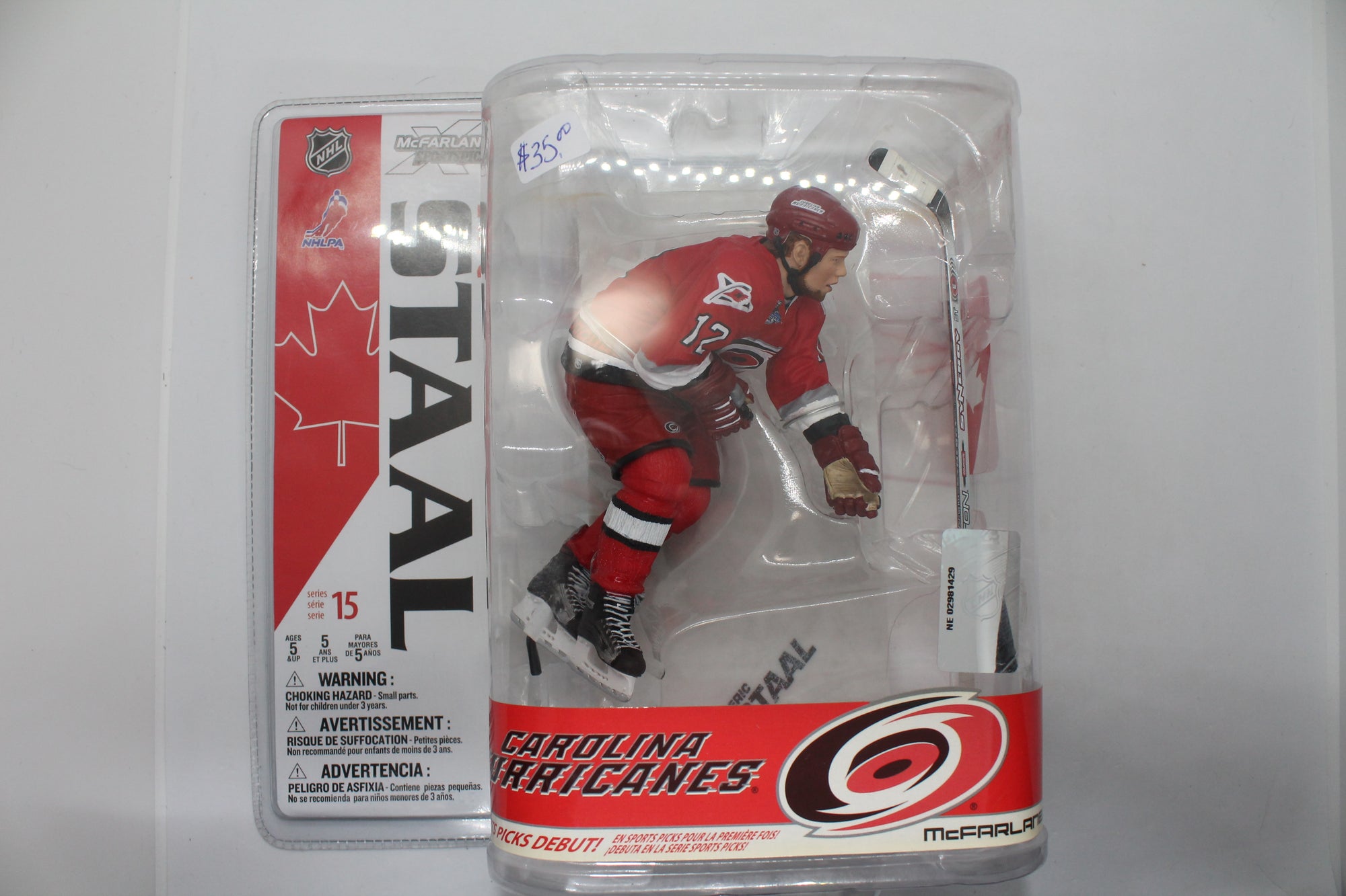 Carolina Hurricanes NHL Eric Staal McFarlane Series 15 Figure