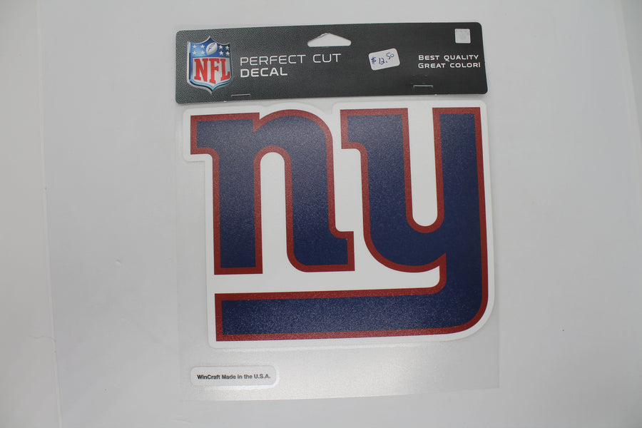 NFL New York Giants Perfect Cut Car Decal (8x8)