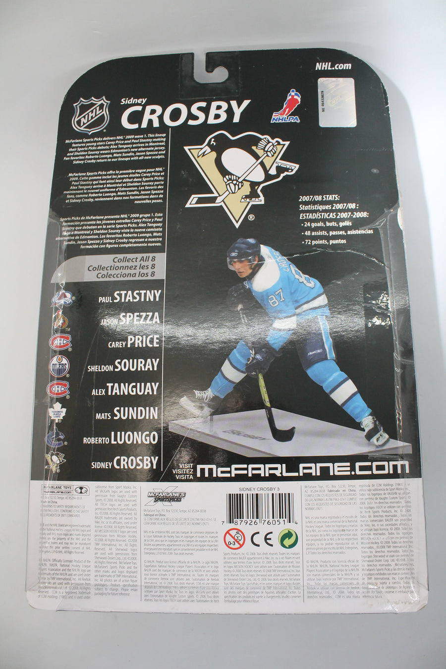 Sidney Crosby 2009 Wave 1 Mcfarlane - Pittsburgh Penguins