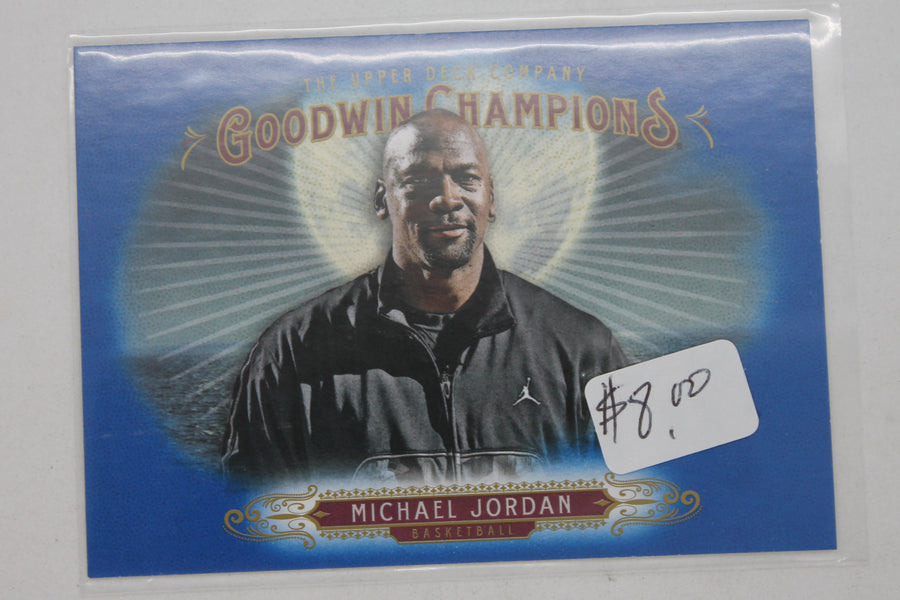 Michael Jordan 2018 Upper Deck Goodwin Champions - [Base] - Royal Blue #51 Horizontal