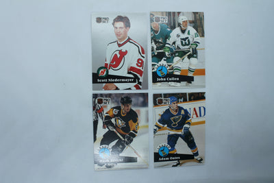 1991-92 Pro Set Hockey Complete Insert Set CC ( CC1 - CC9 ) Gretzky, Roy & Falloon