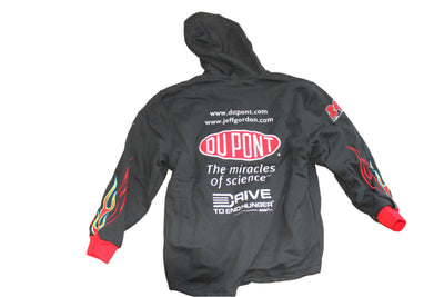 NASCAR Jeff Gordon #24 Dupont Four Time Champion Mens Chase Authentics Zip Up Hoodie