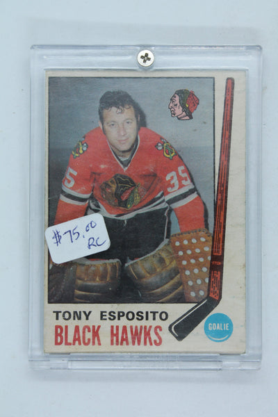 Tony Esposito 1969-70 OPC Rookie Card - Fair Condition