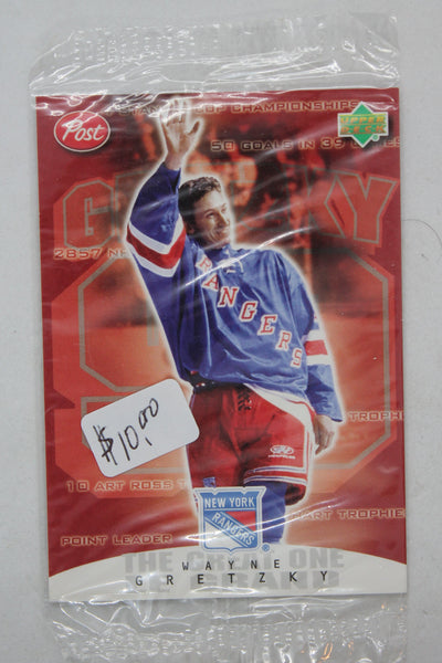 NHL New York Rangers 1999 Upper Deck Post Wayne Gretzky - [Base] #6 Wayne Gretzky [Sealed] Card