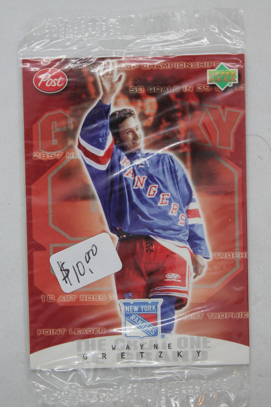 NHL New York Rangers 1999 Upper Deck Post Wayne Gretzky - [Base] #6 Wayne Gretzky [Sealed] Card