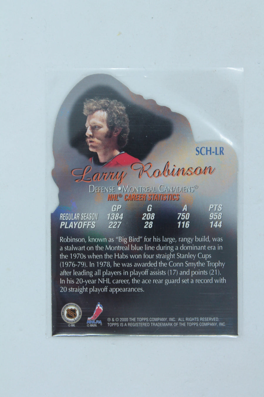 Larry Robinson 2000-01 Topps - Stanley Cup Heroes #SCH-LR