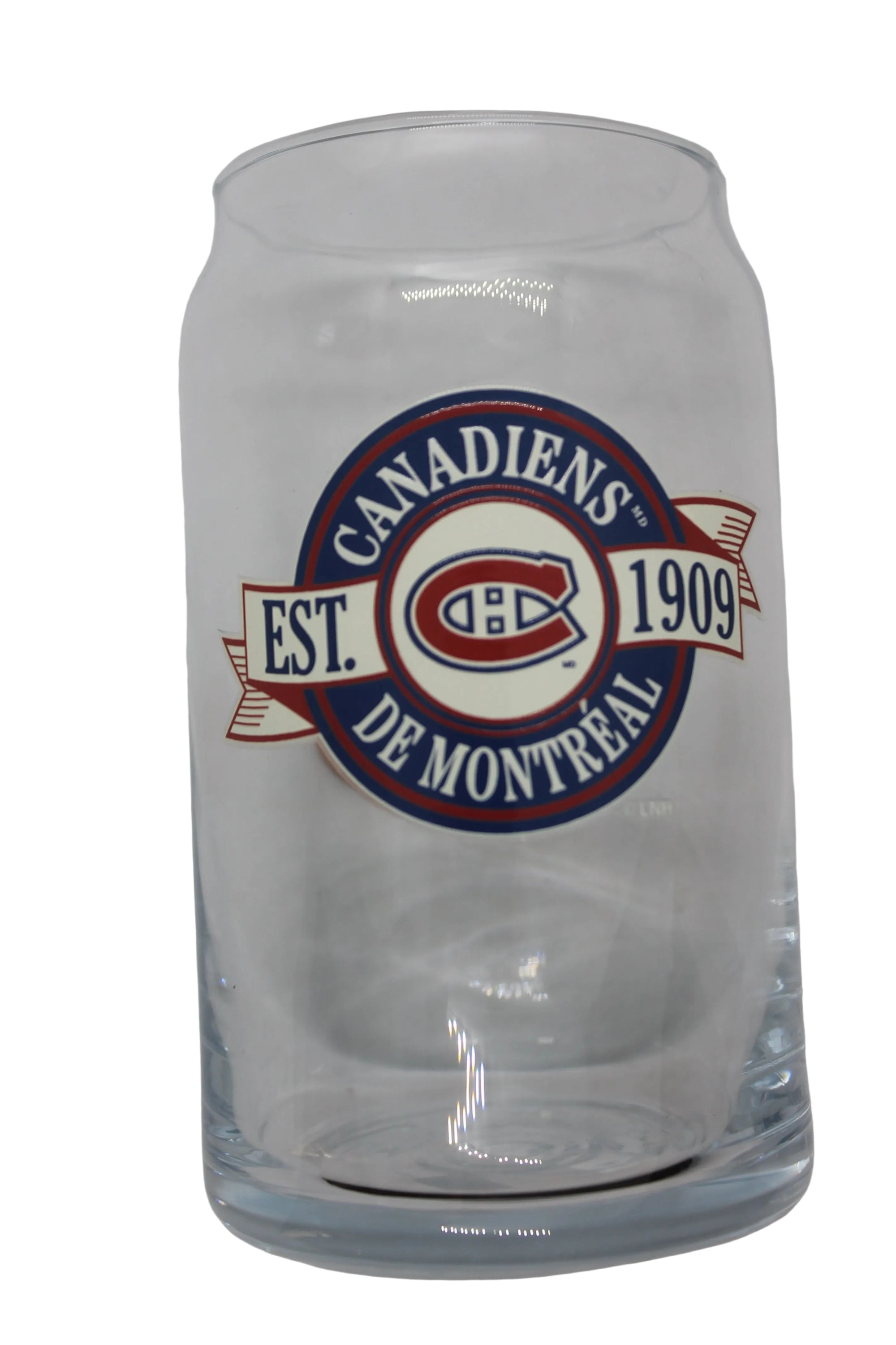 NHL Montreal Canadiens Banner Design 16 oz Can Glass (price per glass)