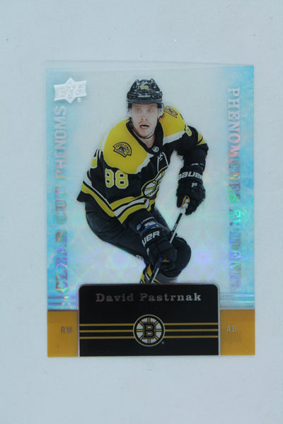 David Pastrnak 2019-20 Upper Deck Tim Hortons Collector's Series - Clear Cut Phenoms #CC-5