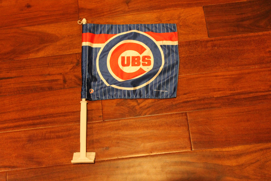 MLB Chicago Cubs Car Flag - (stripes)