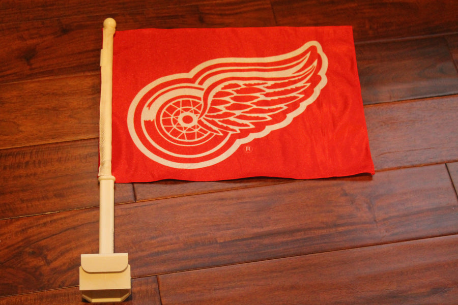 NHL Detroit Red Wings Car Flag