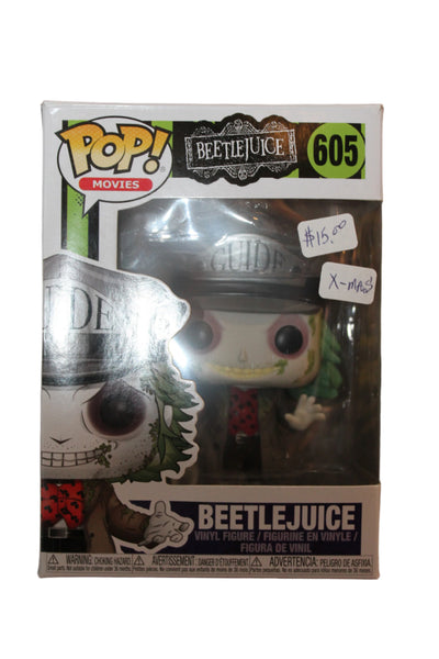 XMAS Beetlejuice Funko Pop #605 Ornament - Damaged Box