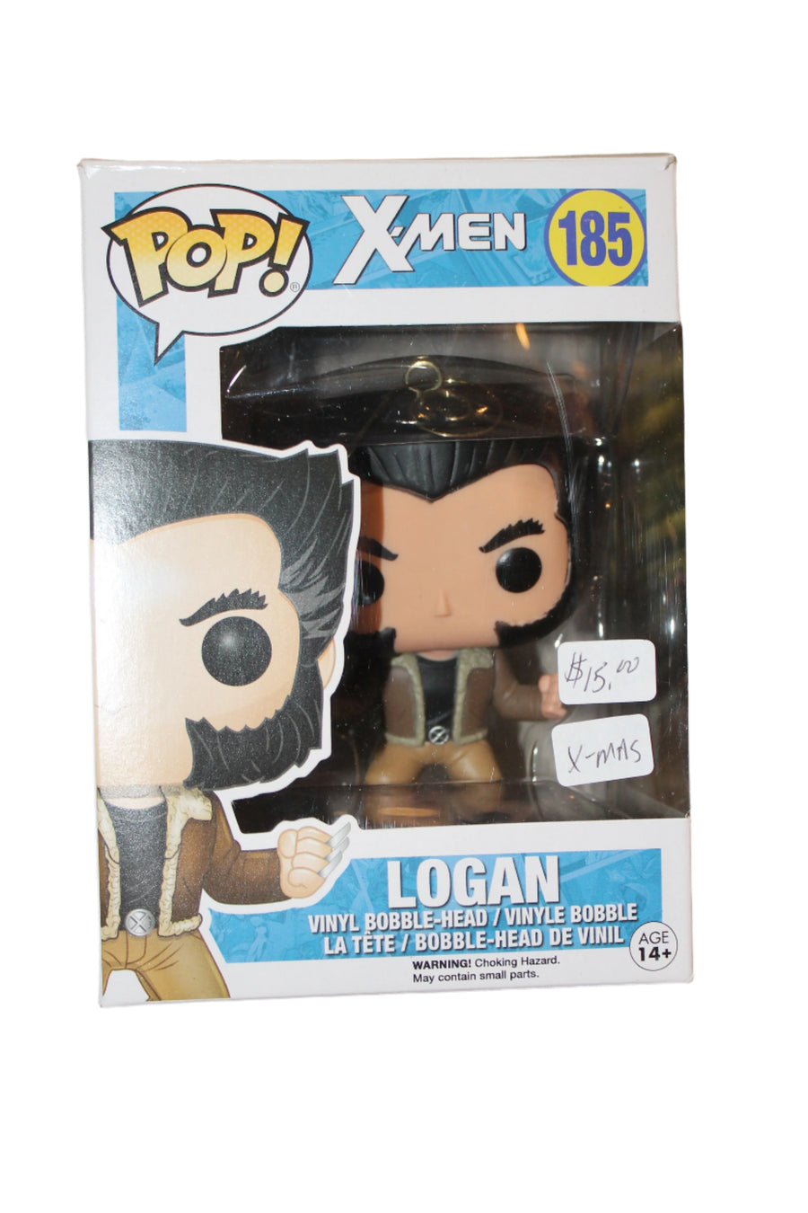 XMAS Funko POP Logan #185 - X-MEN - Damaged Box