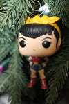 XMAS Funko POP Heroes Wonder Woman #167 -DC Comic Bombshells Ornament - Damaged Box