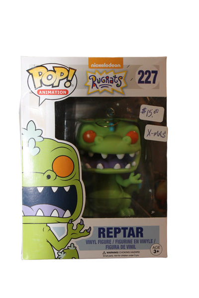 XMAS Funko POP Reptar #227 - Nickelodeon Rugrats Ornament - Damaged Box