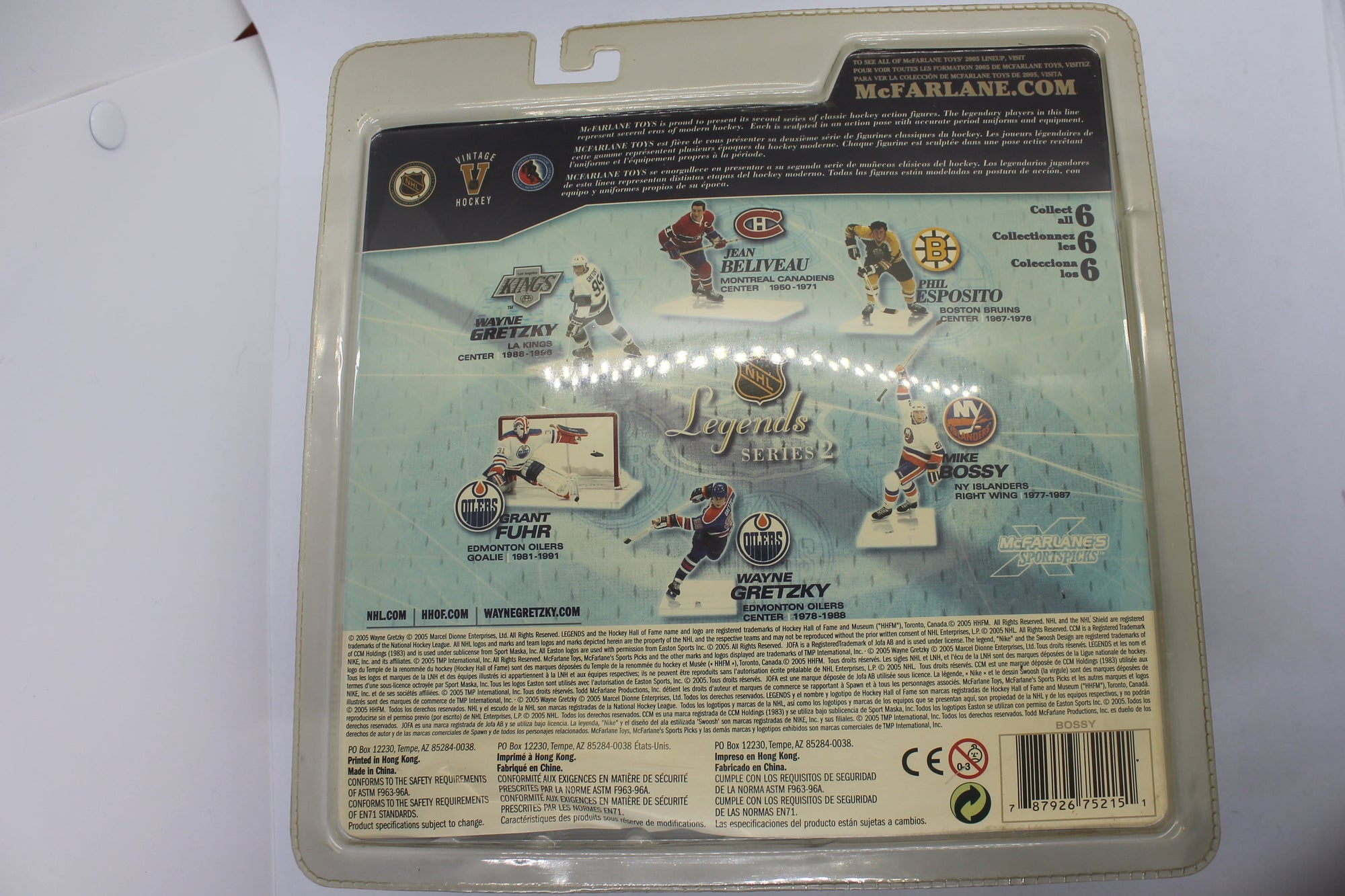 Mike Bossy NY Islanders NHL McFarlane Legends Series 2 Figure - 2005