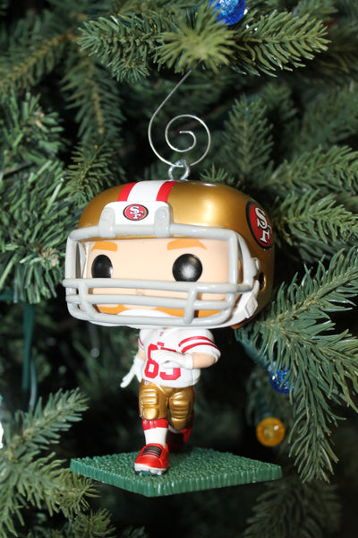 XMAS Funko POP NFL George Kittle #167 -San Francisco 49ers Ornament - Damaged Box