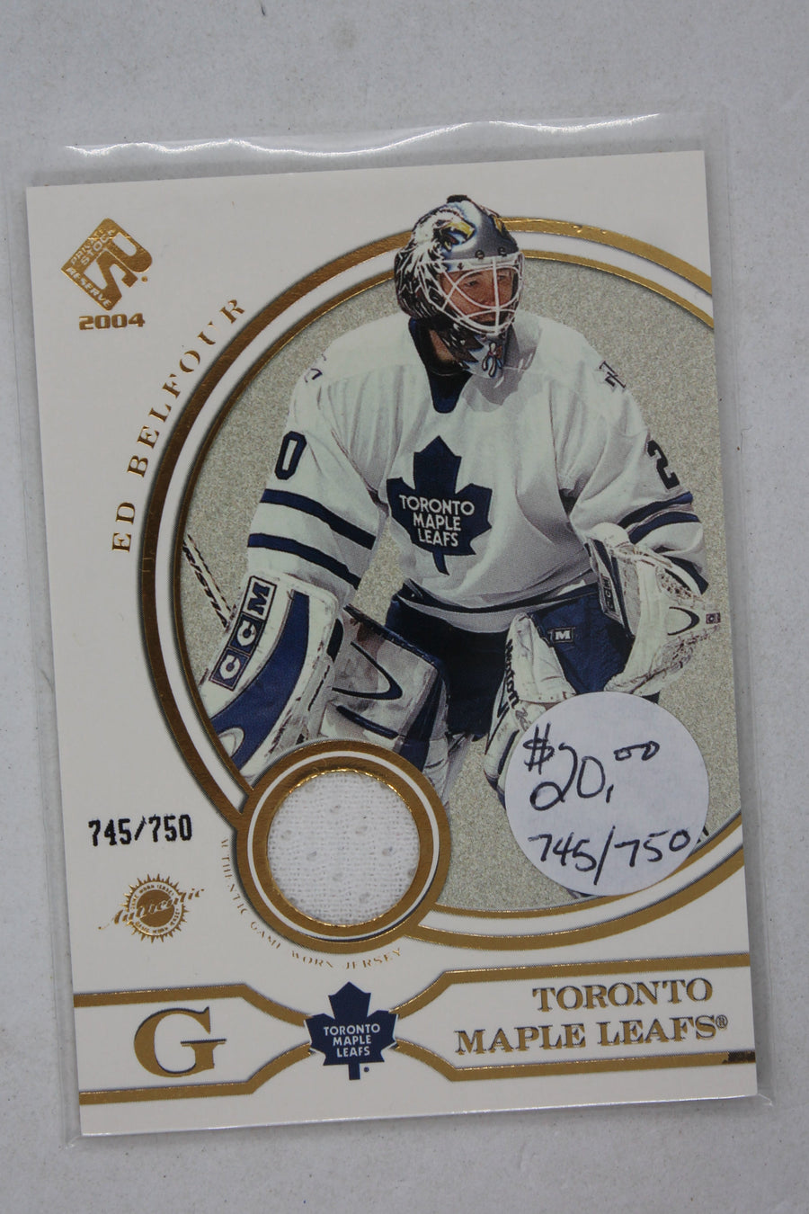 Ed Belfour 2003-04 Pacific Private Stock Reserve - [Base] #205.1 Ed Belfour #745/750