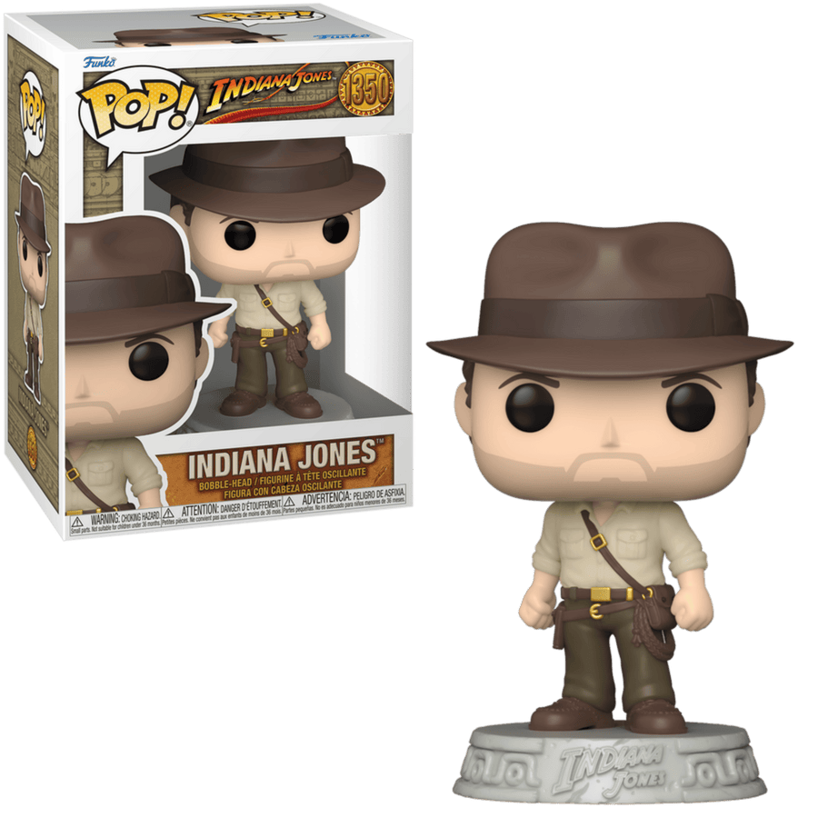 Funko POP Indiana Jones #1350 (with satchell)  Indiana Jones