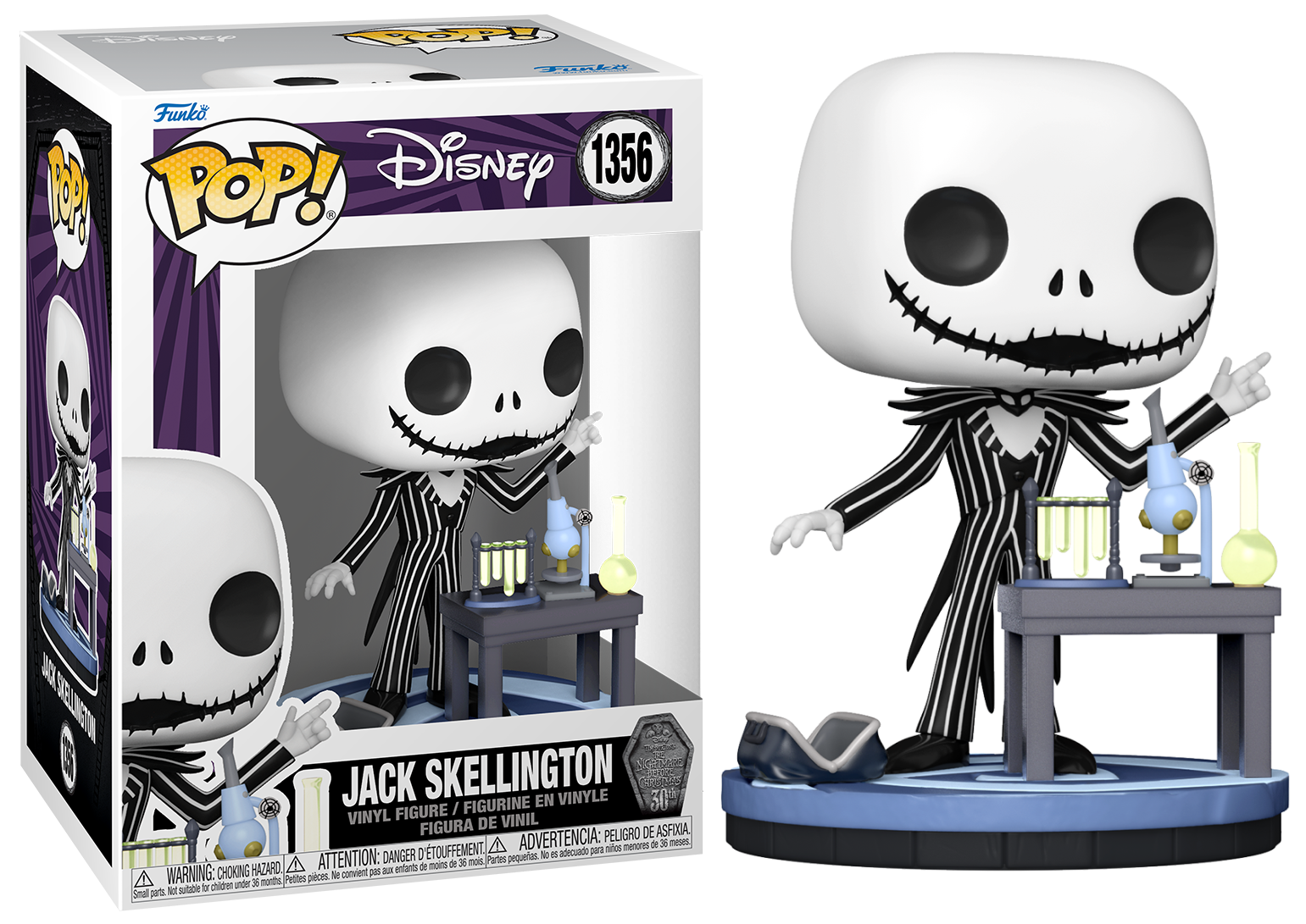Funko POP Jack Skellington (lab experiment) #1356-Disney Nightmare Before Christmas 30th