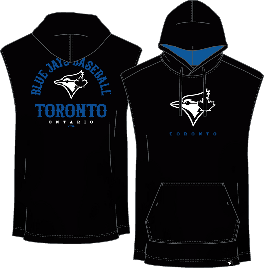 MLB Toronto Blue Jays Fanatics Fire Speed Sleeveless Hooded Tee (Black)