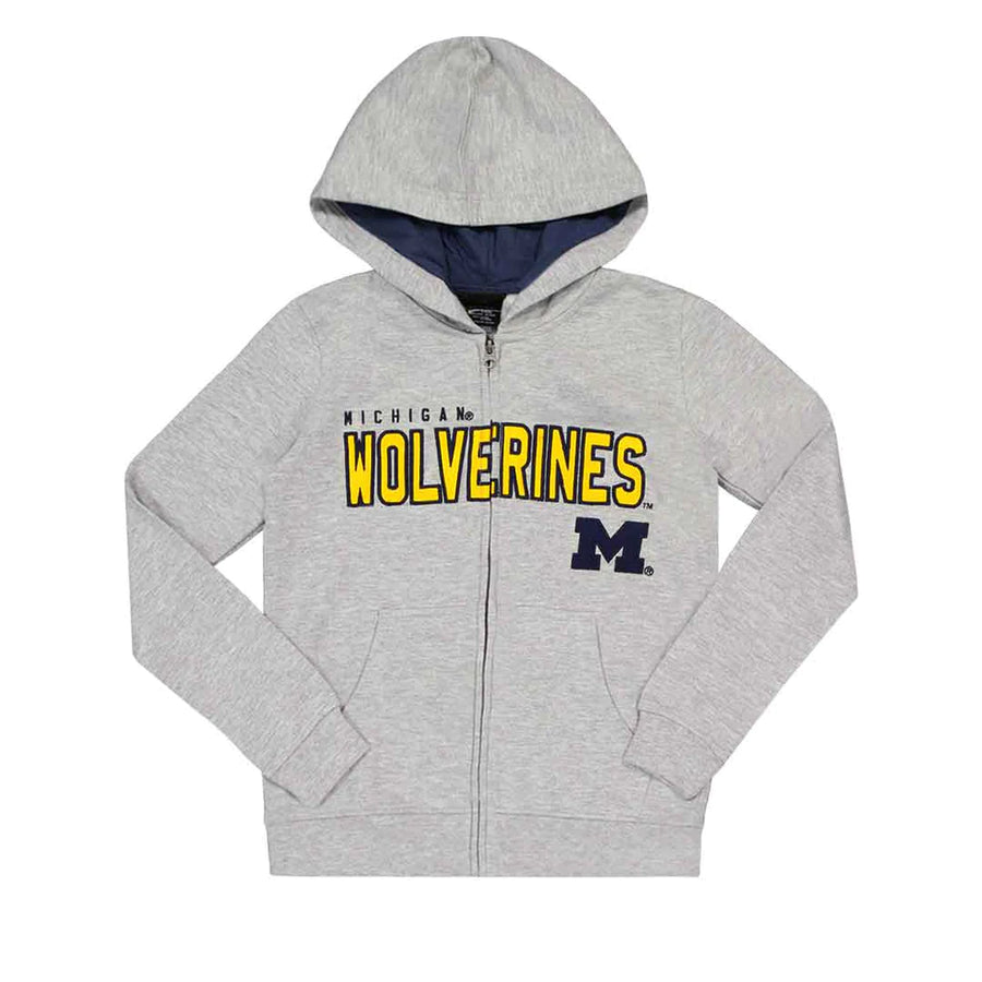 NCAA Michigan Wolverines Youth Full Zip Hoodie
