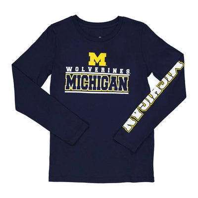 NCAA Michigan Wolverines Youth Long sleeve T-Shirt