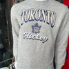 NHL Toronto Maple Leafs Fanatics Heather Grey Crewneck Sweatshirt
