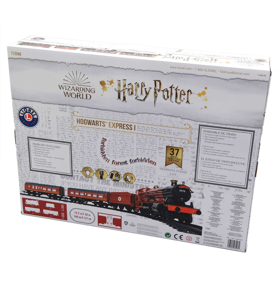 Harry Potter Hogwarts Express I Train Set (Lionel - 37 pieces with RC Remote Control)